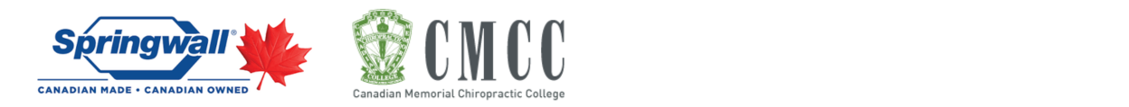 Springwall Sleep Products and Canadian Memorial Chiropractic College logos
